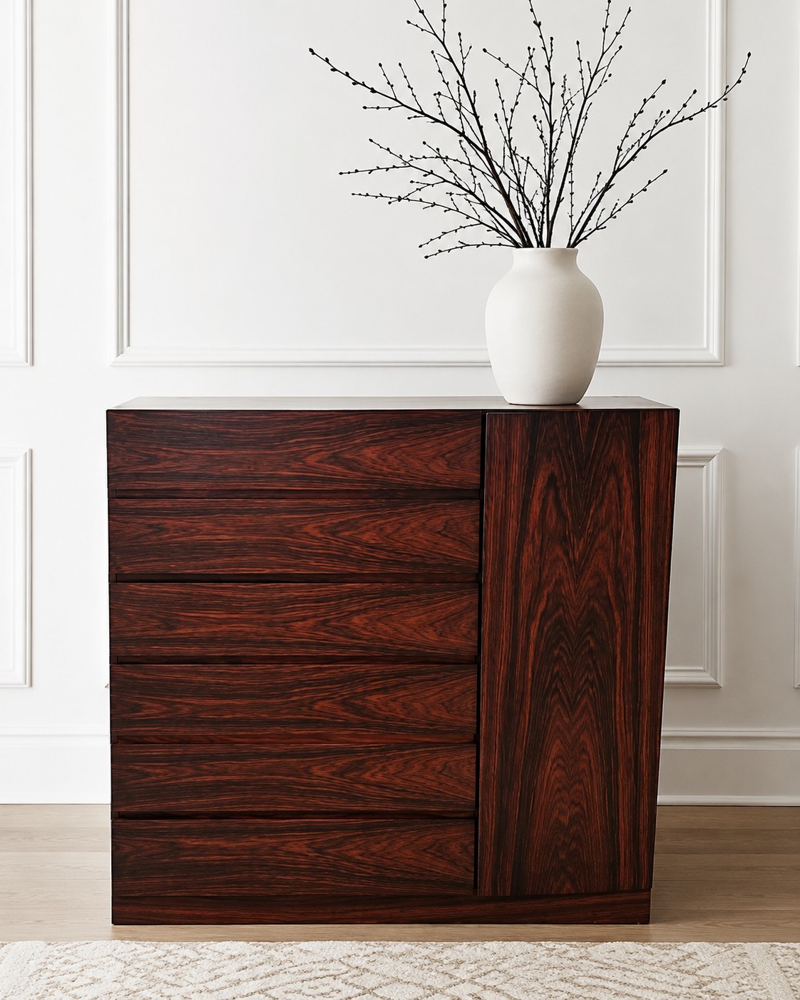 Arne Wahl Iversen- Danish Rosewood Gentleman’s Chest