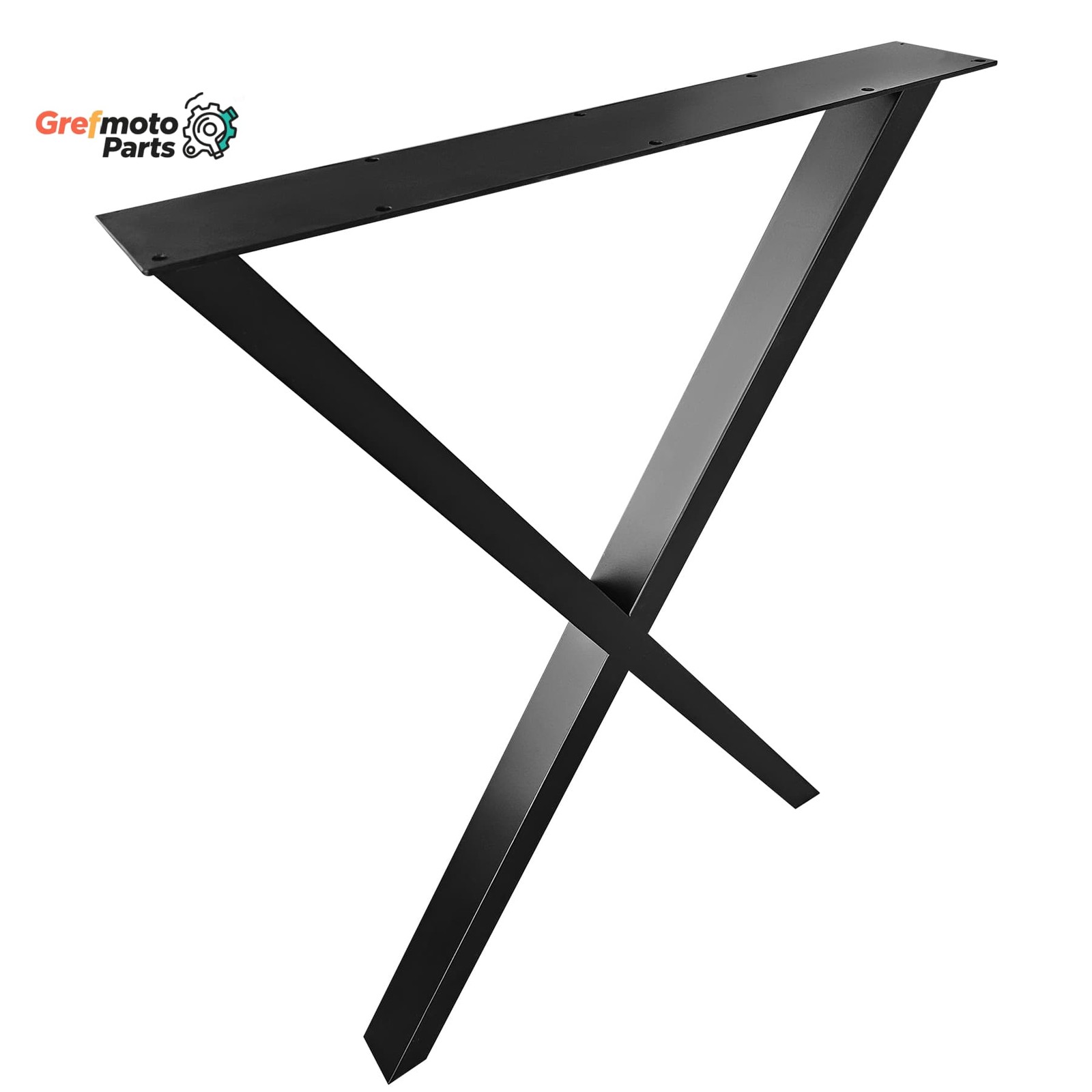 28″H x20″W Black Metal Set of 2 Table Legs-Heavy Duty DIY Office&Dining Desk