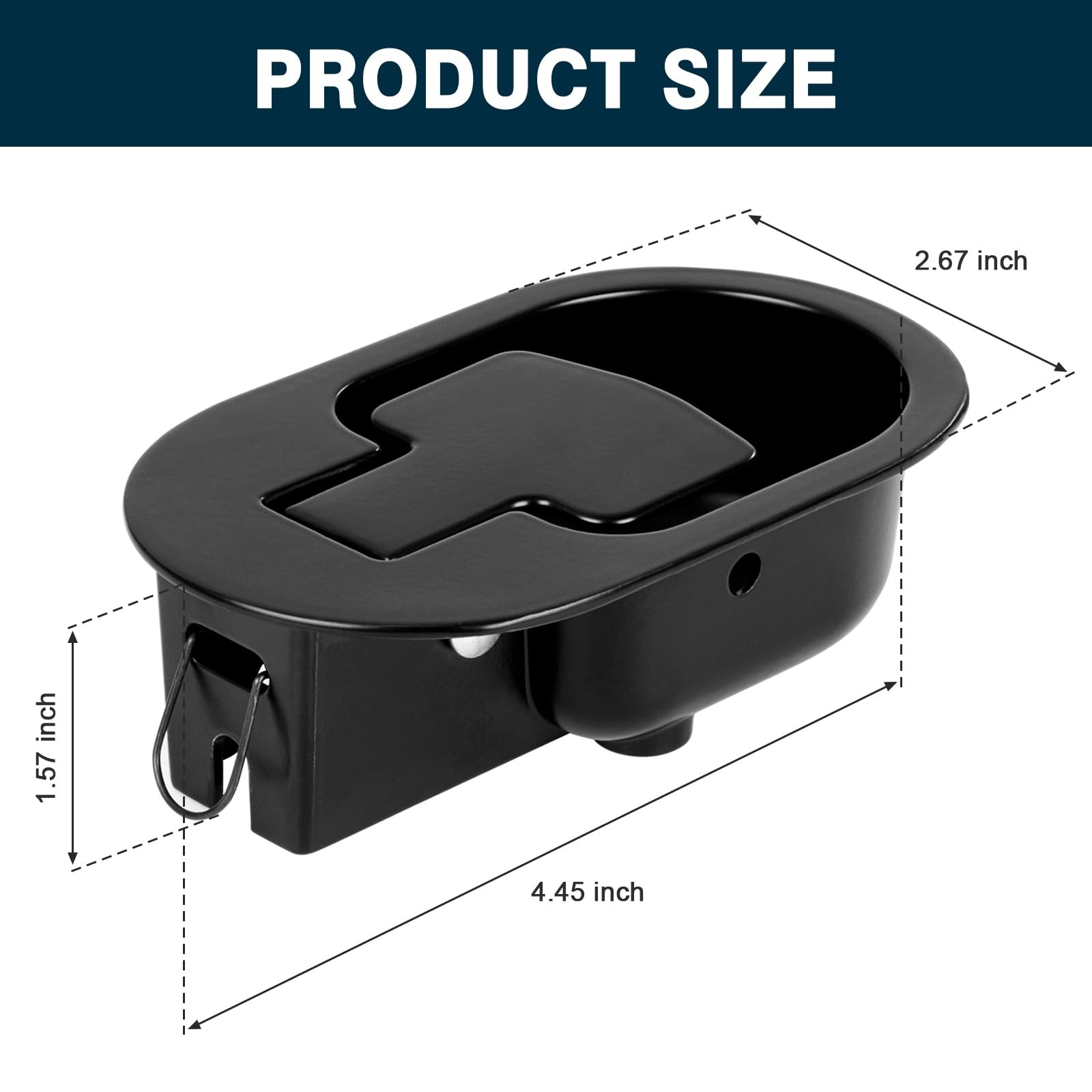 Recliner Couch Release Handle Recliner Parts, Heavy-Duty Metal Pull Handle Fi…