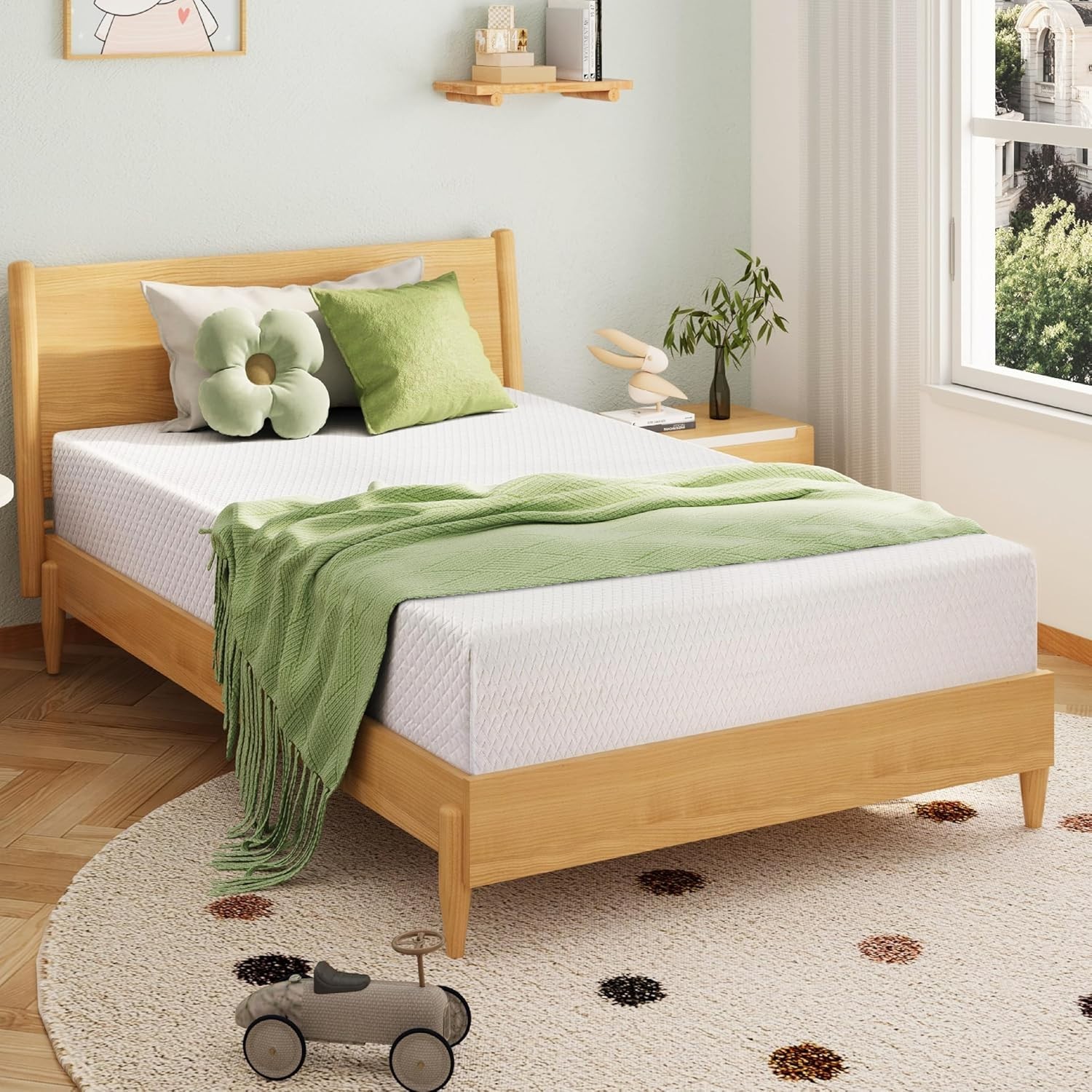 5″ Twin Memory Foam Mattress Cooling Gel Medium Firm