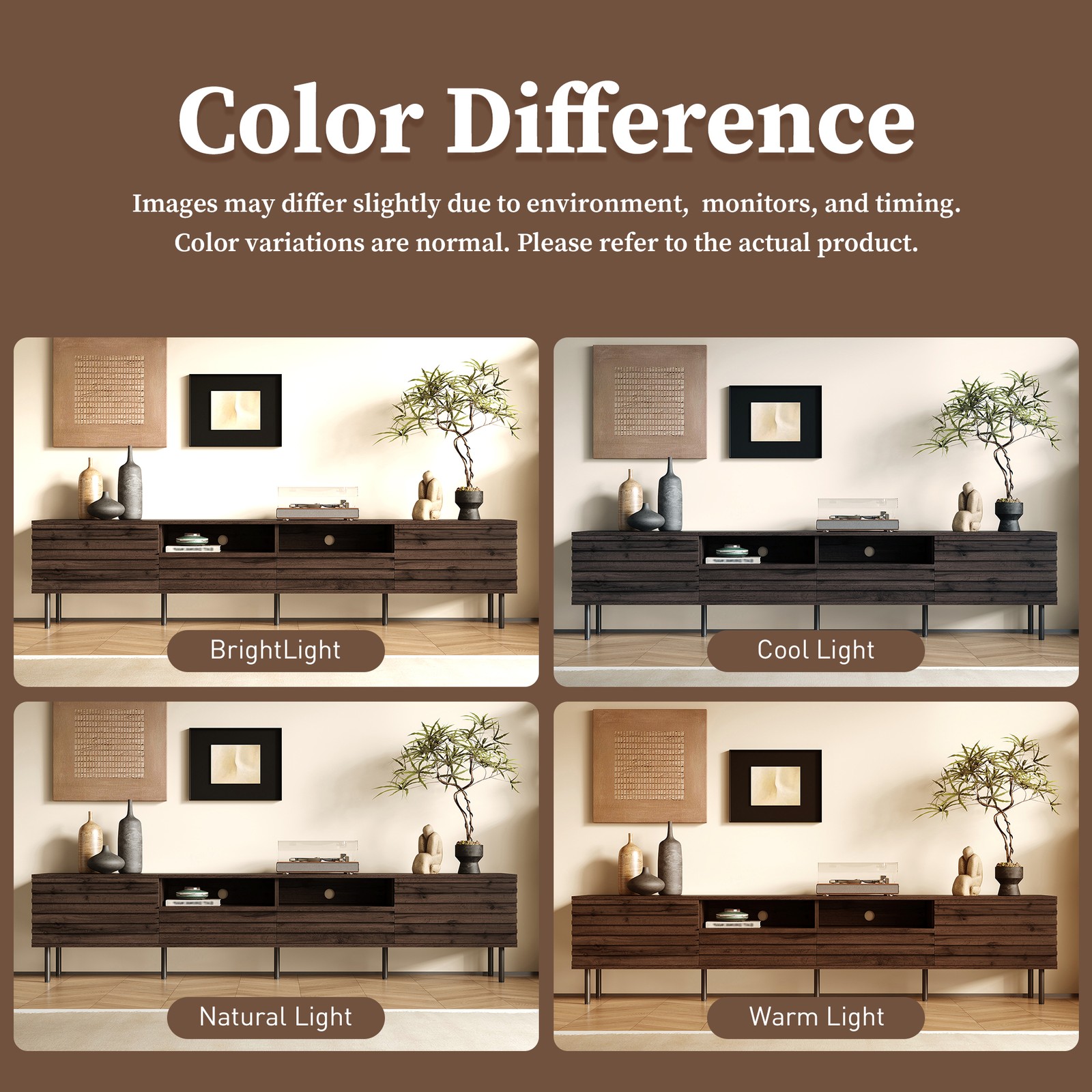 78″ Modern TV Stand for TVs up to 85″, Entertainment Center with Storage