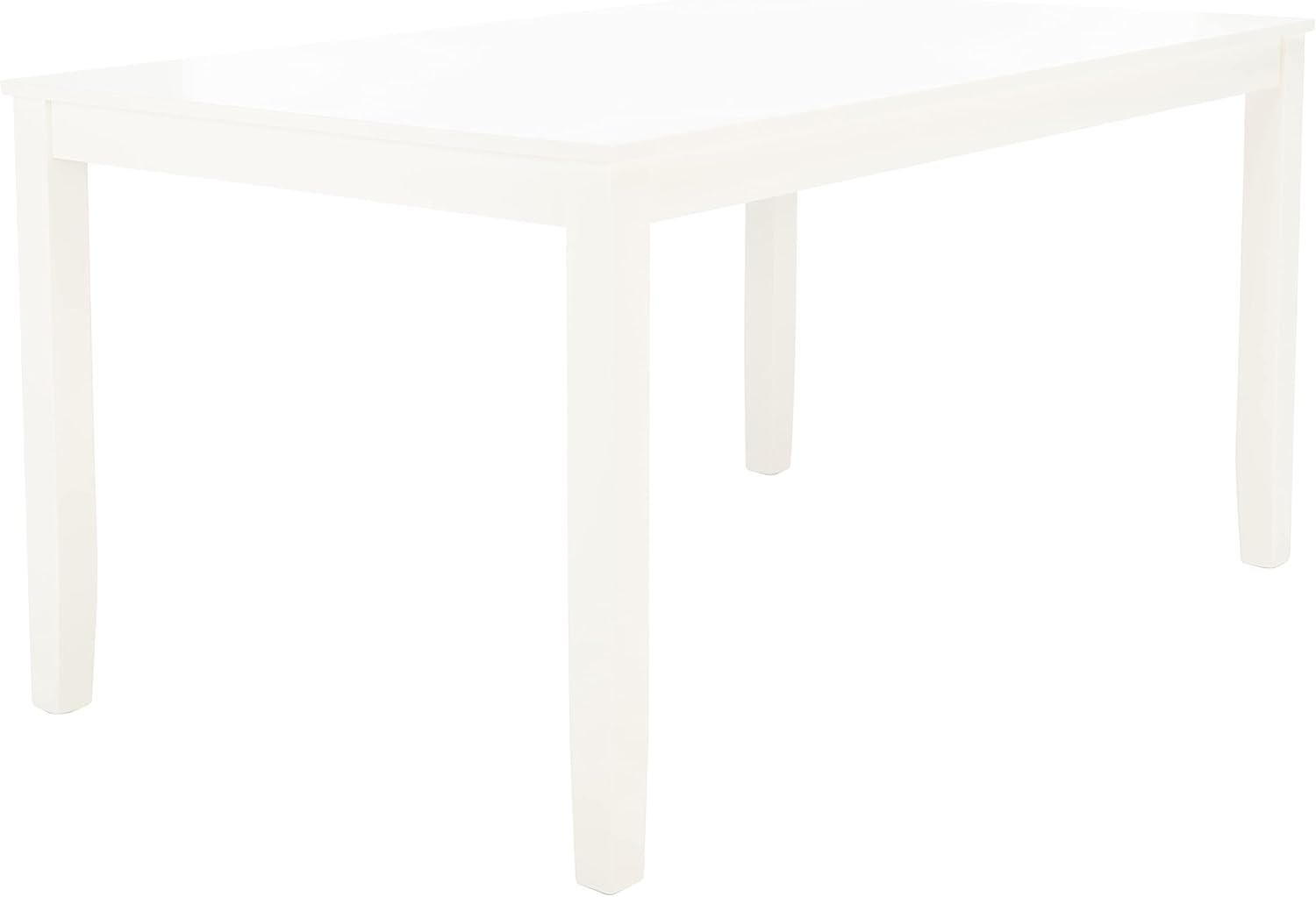 Silio White Rectangle Dining Table – Modern Home Collection Piece