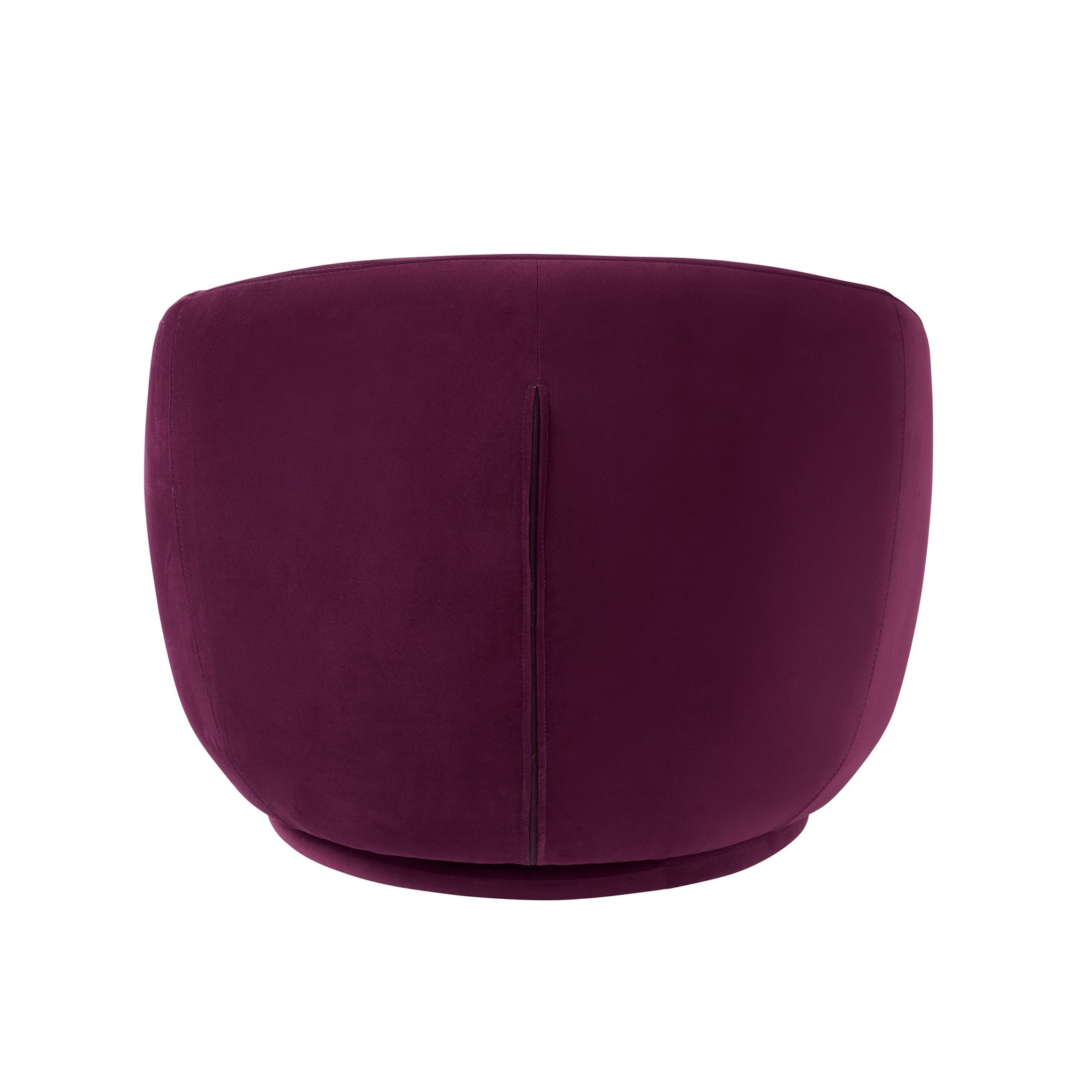 Better Homes & Gardens Modern Soft Velvet Accent Swivel Chair In Merlot