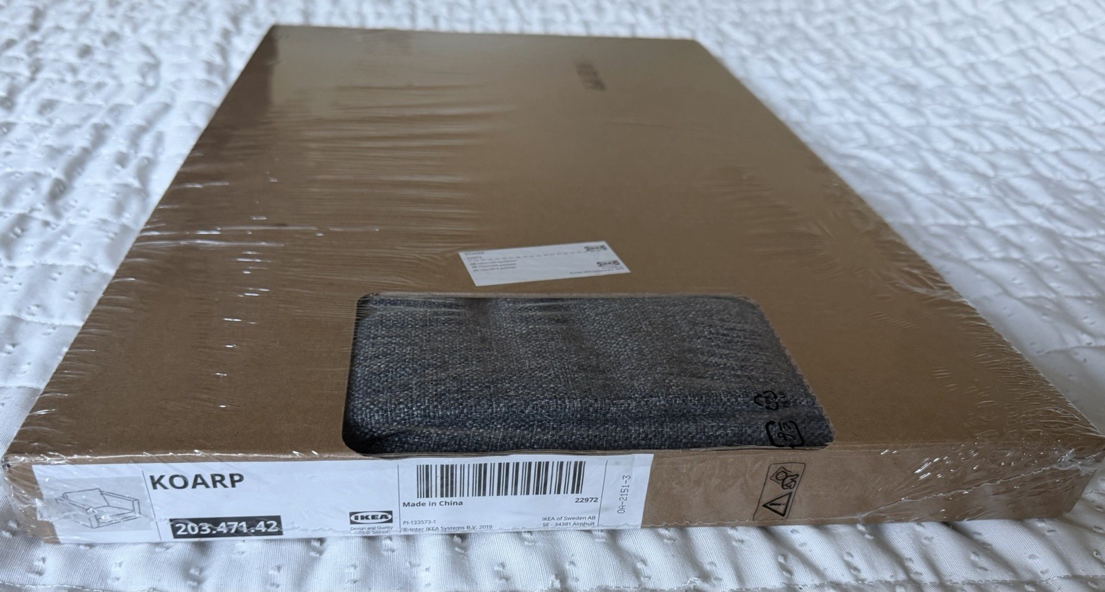 Ikea KOARP COVER SLIPCOVER FOR Armchair (Chair) GUNNARED MEDIUM GRAY NEW SEALED