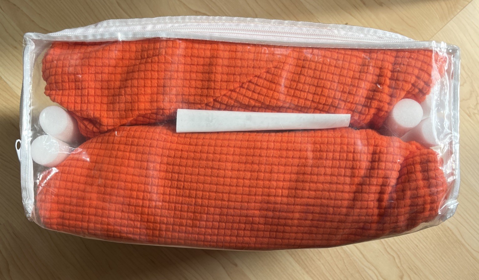 Easy-Going Stretch “Oversized Sofa” Slipcover 1 Piece “Gator” Orange NIP