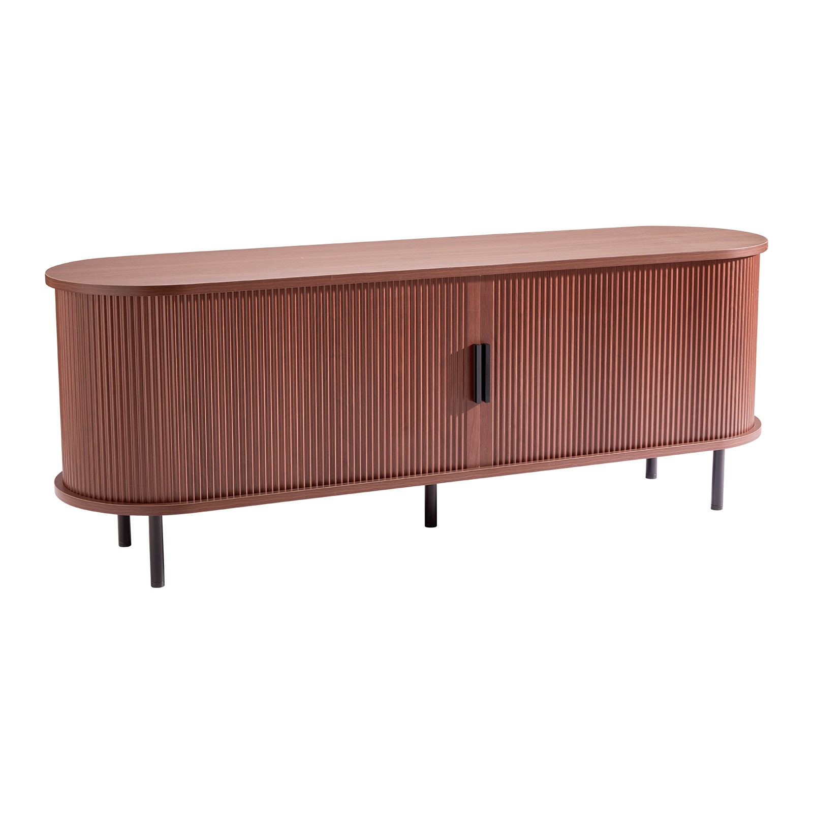 Uimoso TV Stand Boho Style Entertainment Unit for TVs up to 58in, 350 lbs, Brown