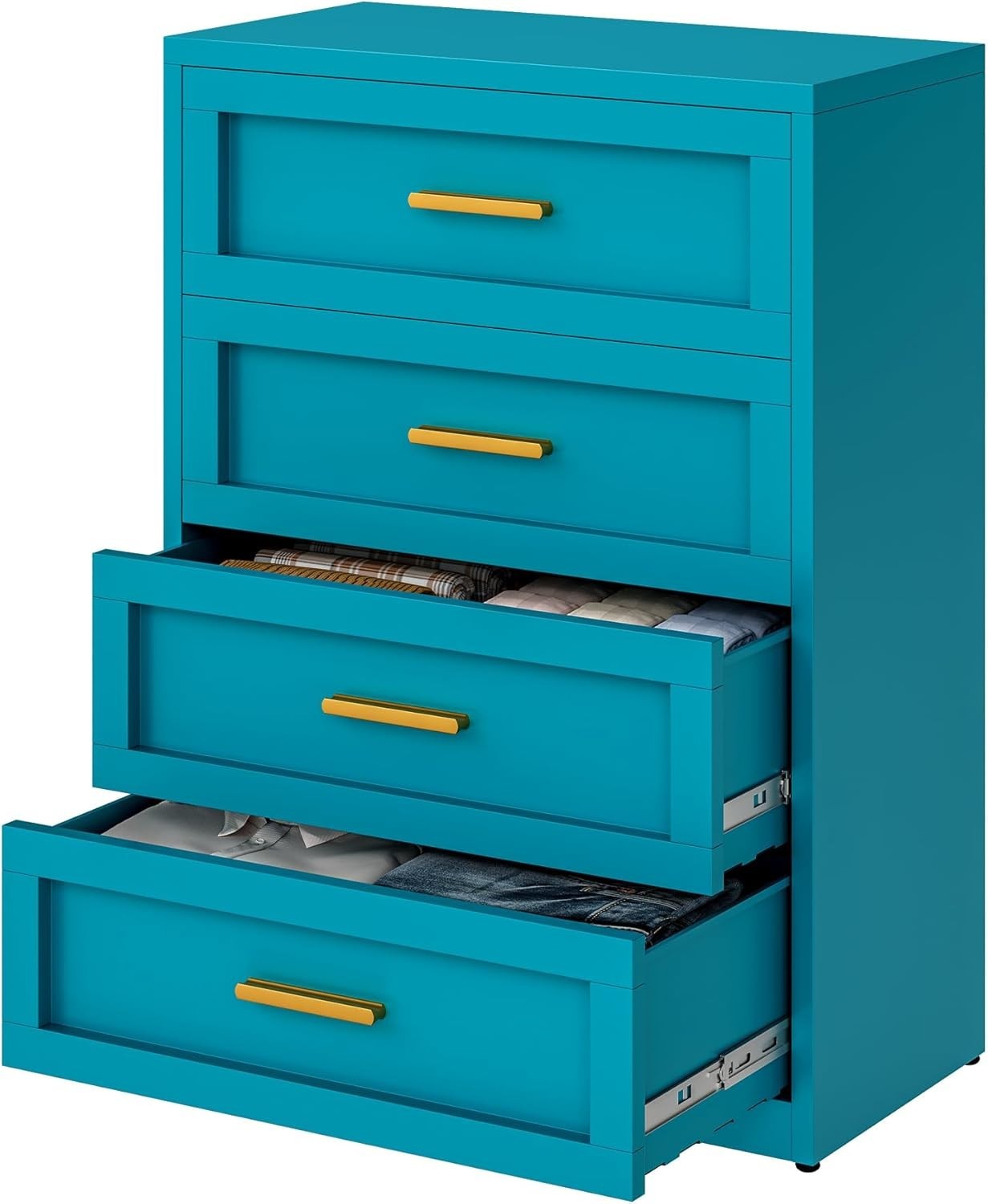Elegro Metal Storage Cabinet Dresser with 3, 4,5 Drawer for Office,Closet,Home