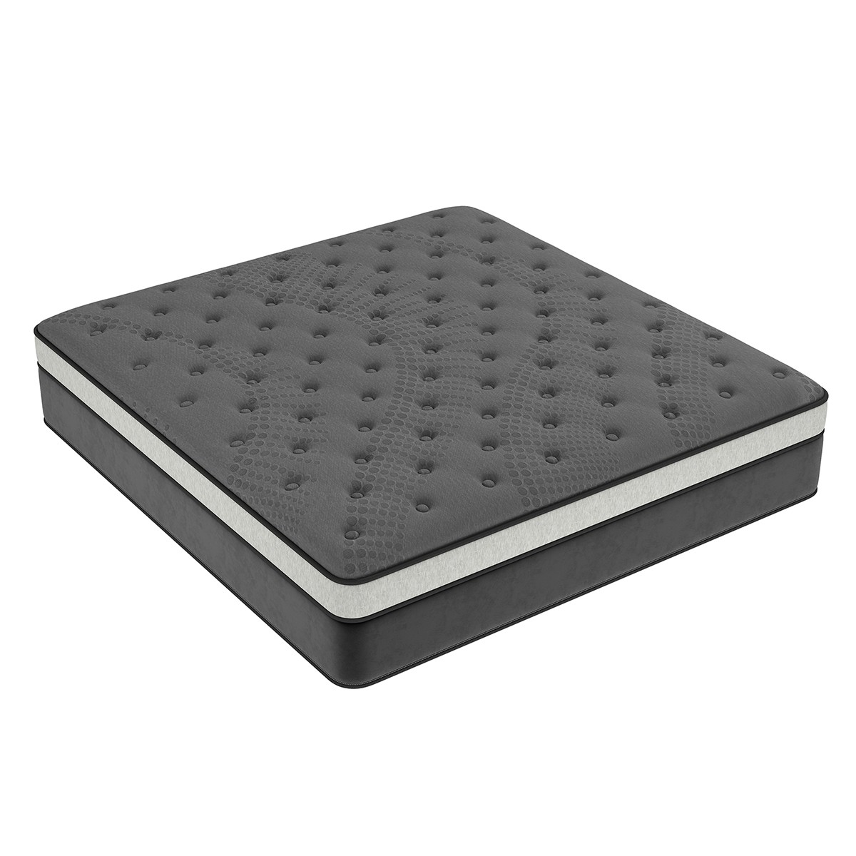 12″ Twin Hybrid Mattress Pocket Spring Gel Memory Foam Medium Firm Bed in a Box