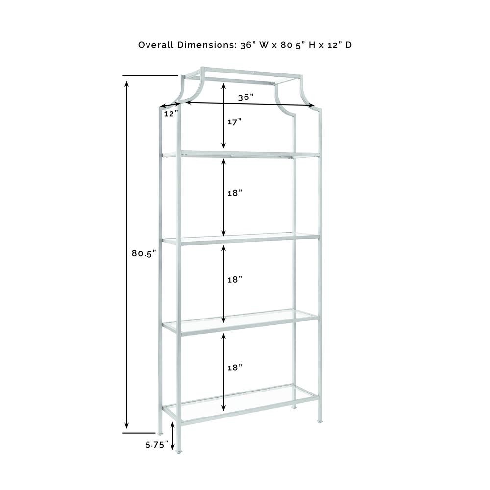 Aimee Etagere Bookcase