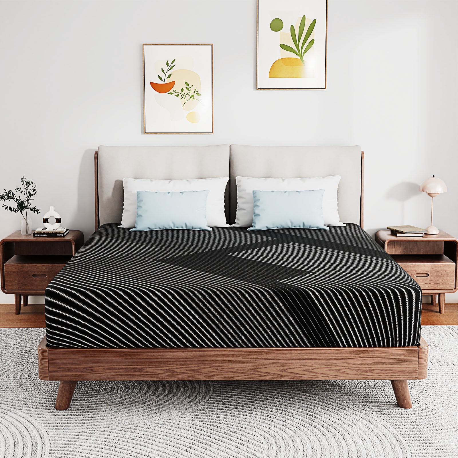 Twin XL Mattress 6″8″10″12″14″ Full Queen King Cooling Gel Memory Foam in a Box