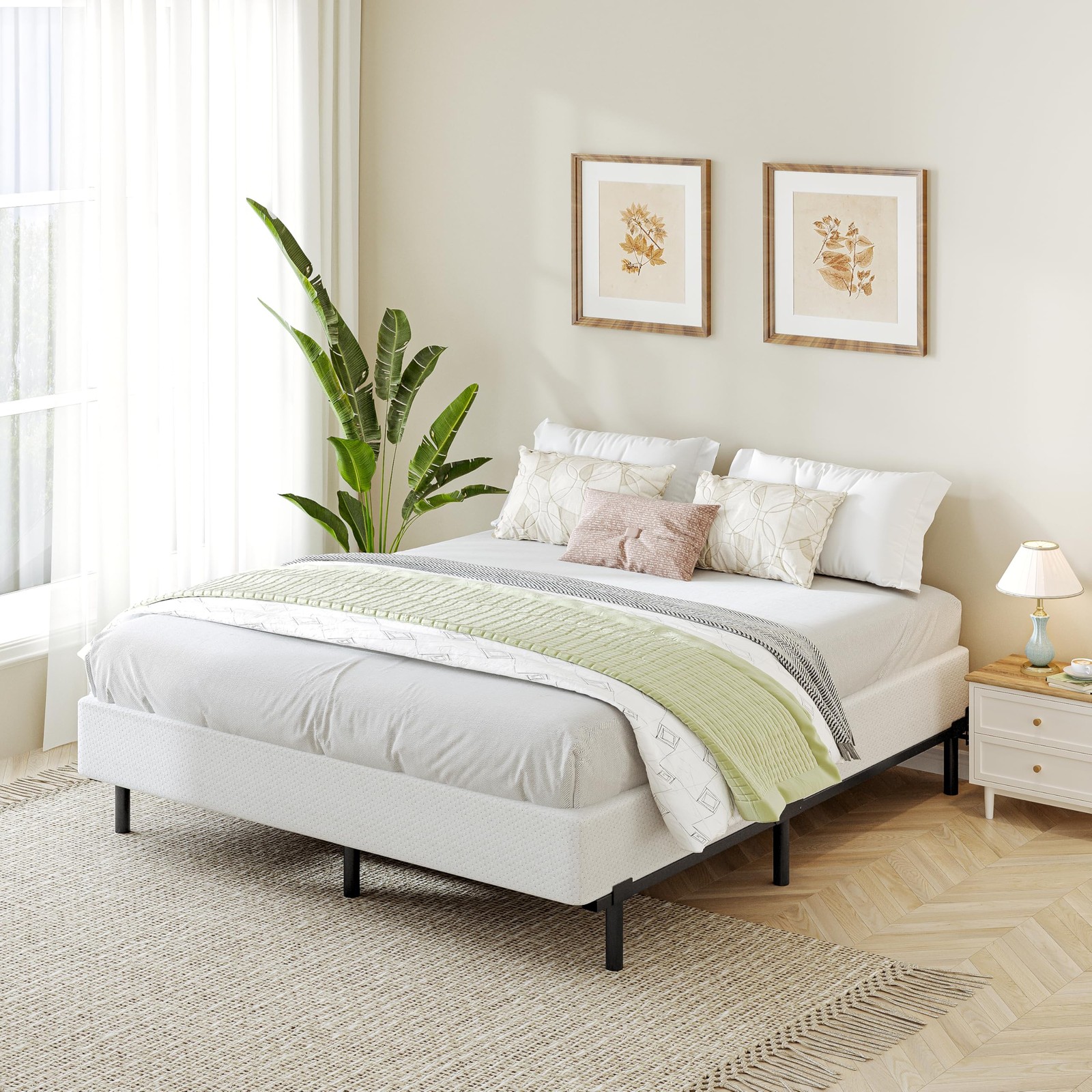 Queen Box Spring 5″ Low Profile Mattress Foundation