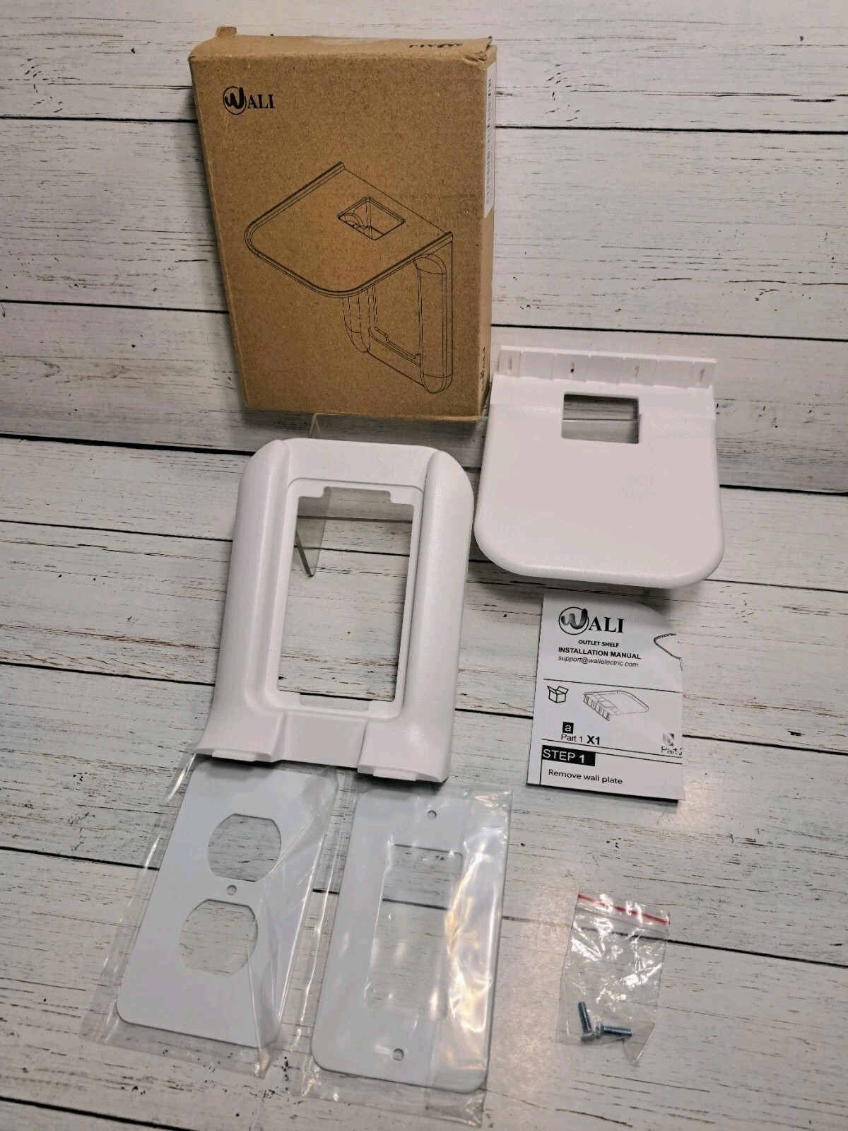 Outlet Shelf Wall Holder,Bathroom Wall Shelf up to 10lbs Standard Vertical
