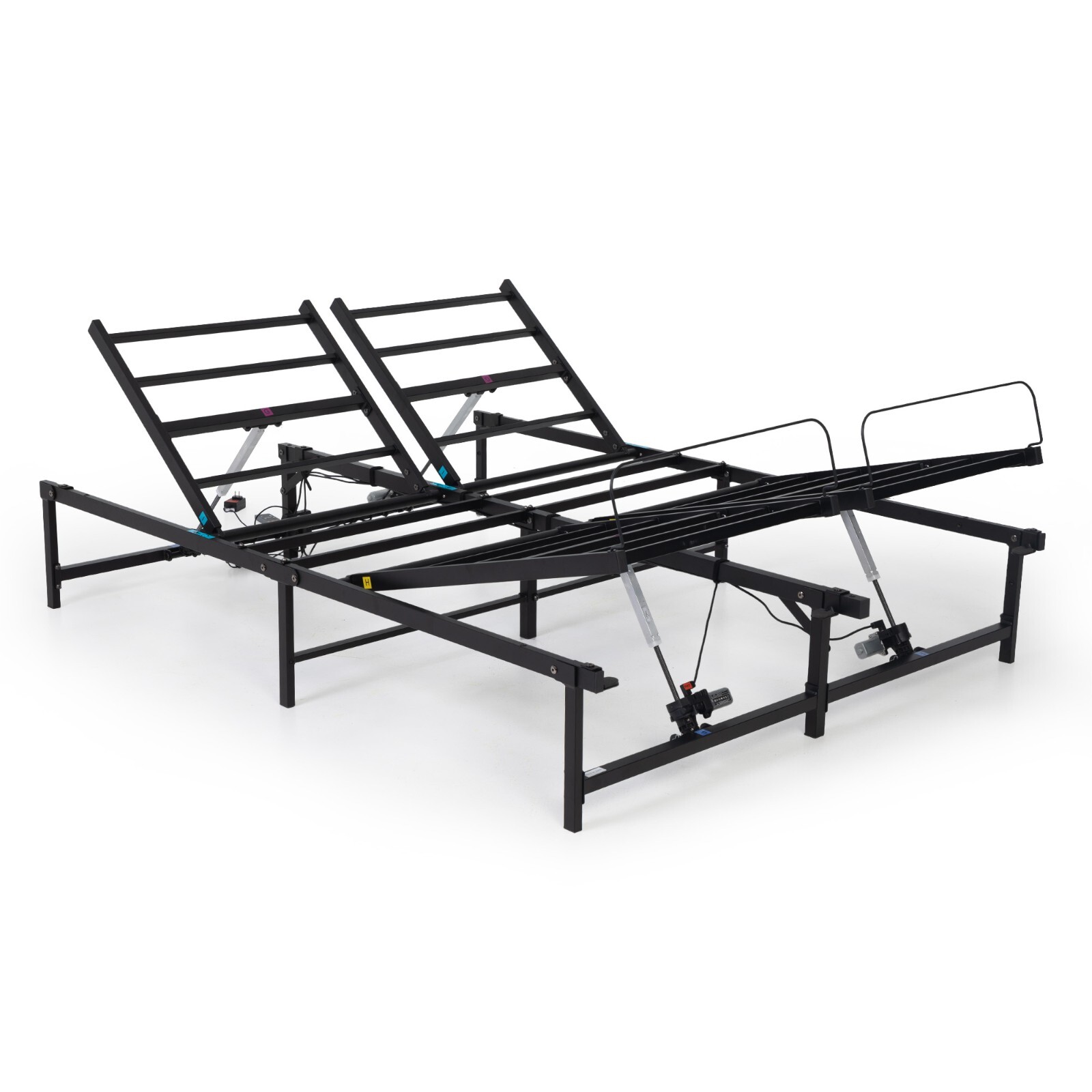 Electric Adjustable Bed Frame Head & Foot Incline Bed Base Wired Remote Control