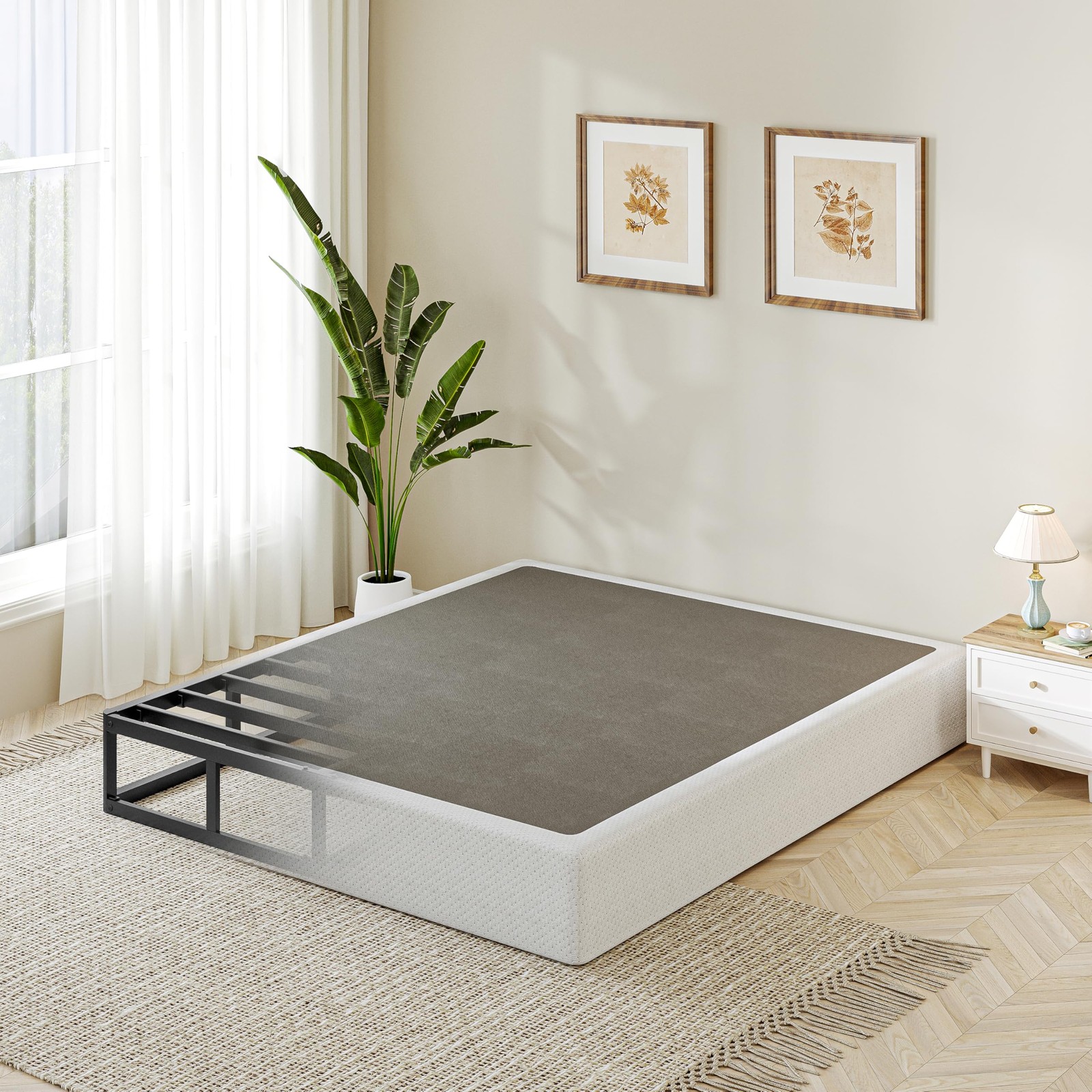 Queen Box Spring 5″ Low Profile Mattress Foundation