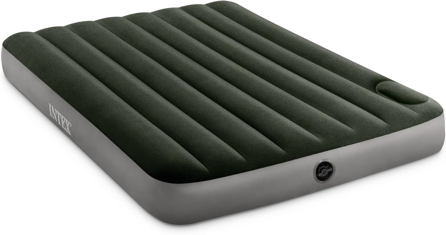 Intex 64762E Dura-Beam Standard Downy Air Mattress: Fiber-Tech – Full Size – Bui