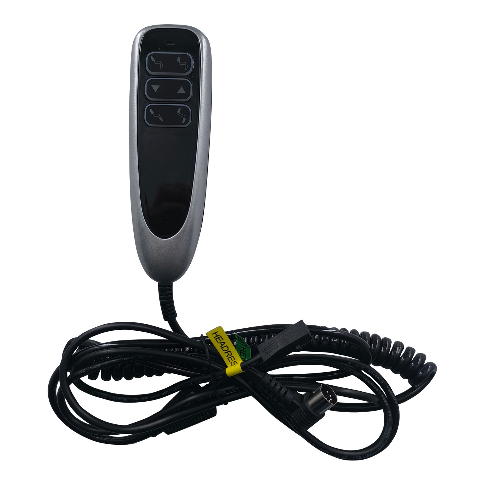 6 Button Remote Hand Control Model 23300528X000 with 2 Plugs for Power Recliner