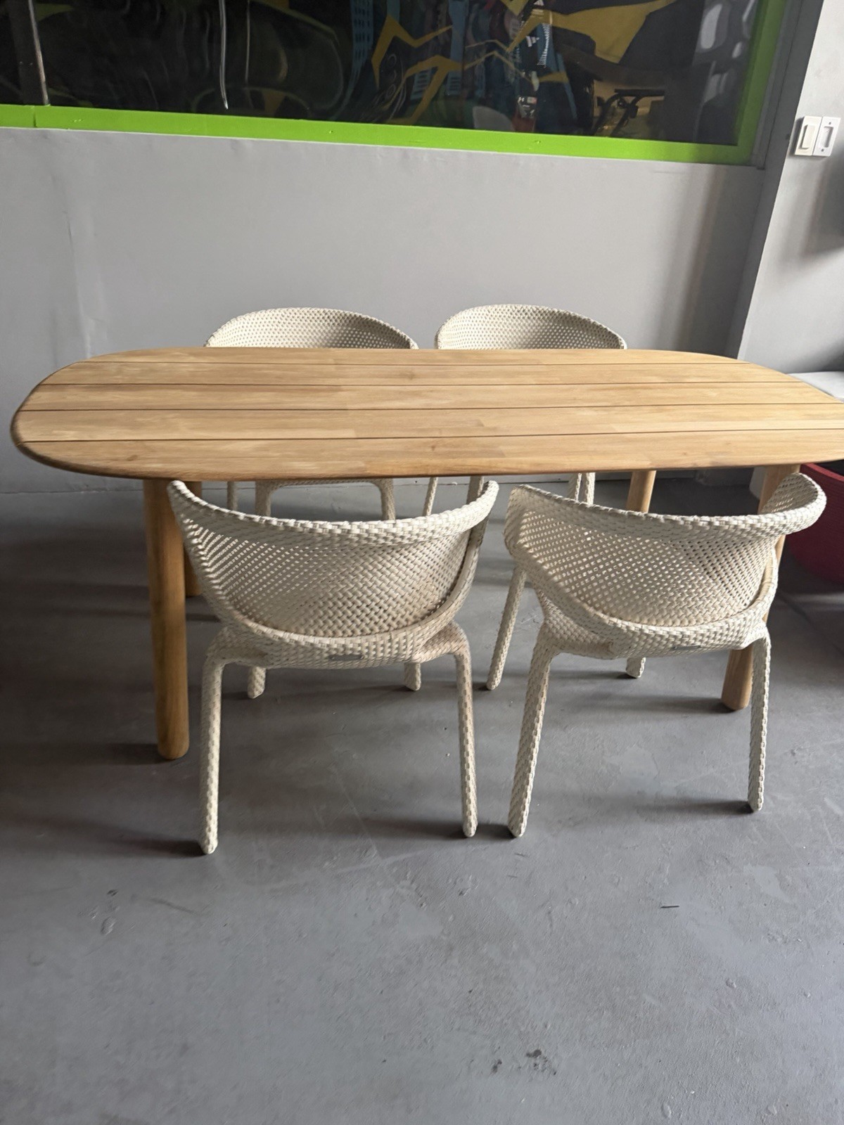 3-Piece Wood Rectangular Dining Table Set w/ 2 Chairs, Beige/Brown