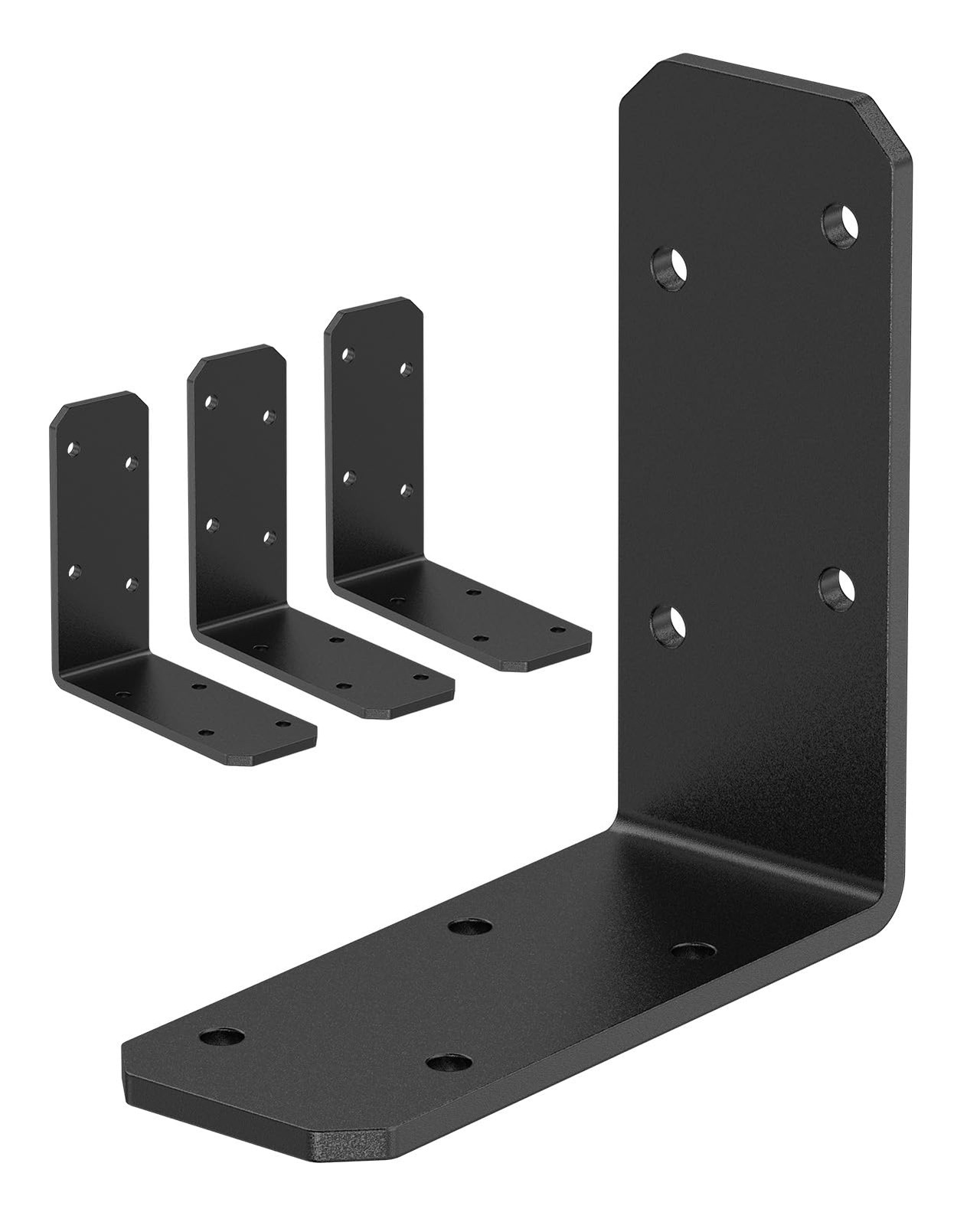 3″x3″ L Brackets, 90 Degree Angle Iron, Heavy Duty Steel Corner Brace for Woo…