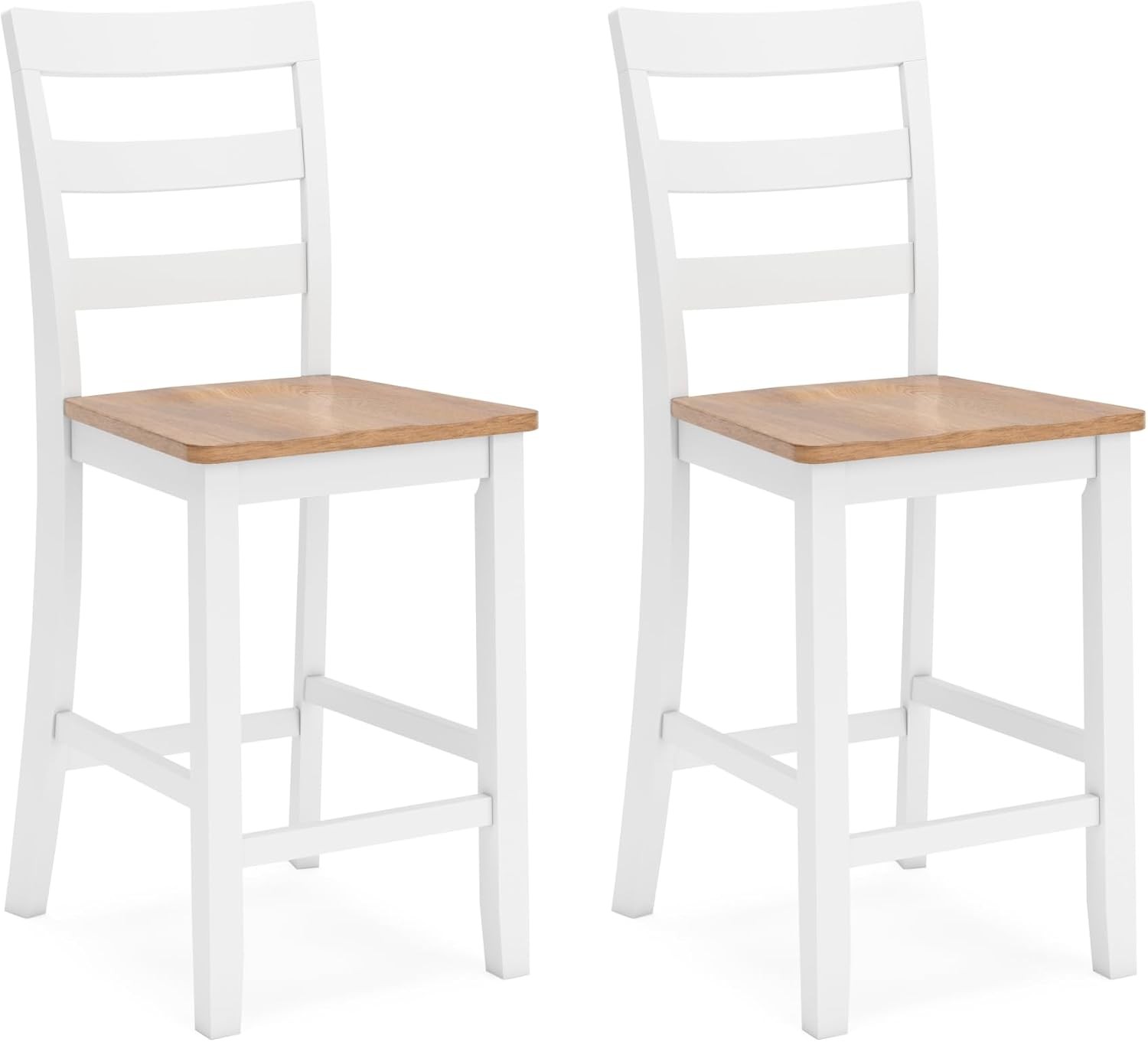 Signature Design Ashley Gesthaven Counter Height Bar Stool, Set of 2, 24.25″
