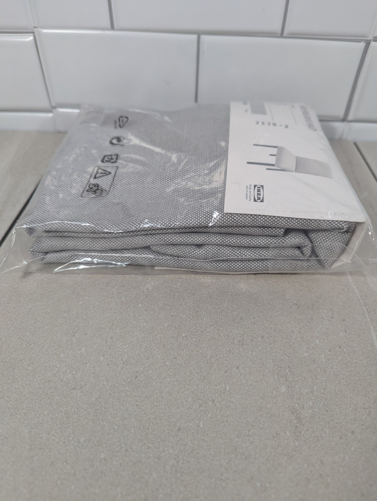 IKEA Bergmund Orrsta Chair Cover 704.862.01 Light Gray Cotton Blend Fabric