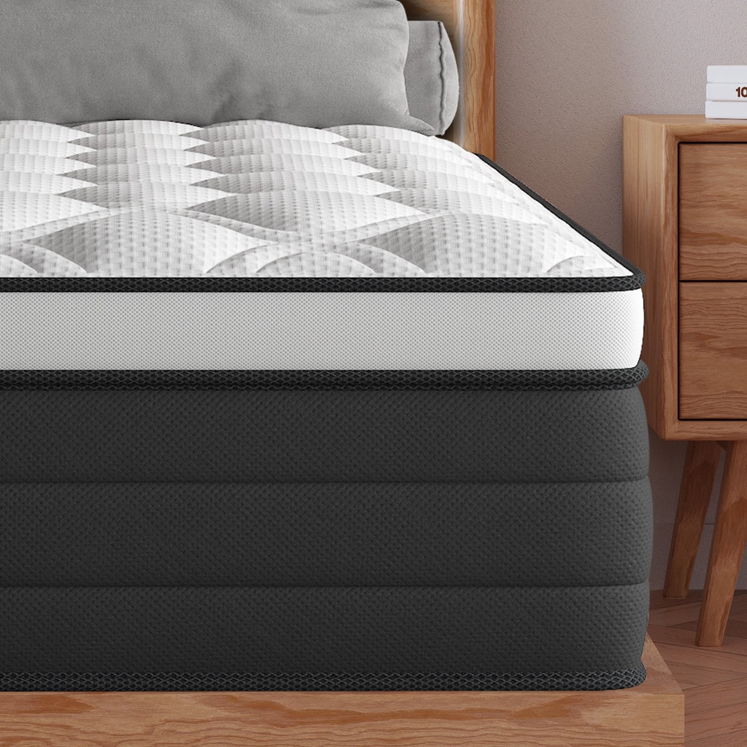 12″ 14″Twin Full Queen King Size Gel Memory Foam Spring Bed Mattress In A Box