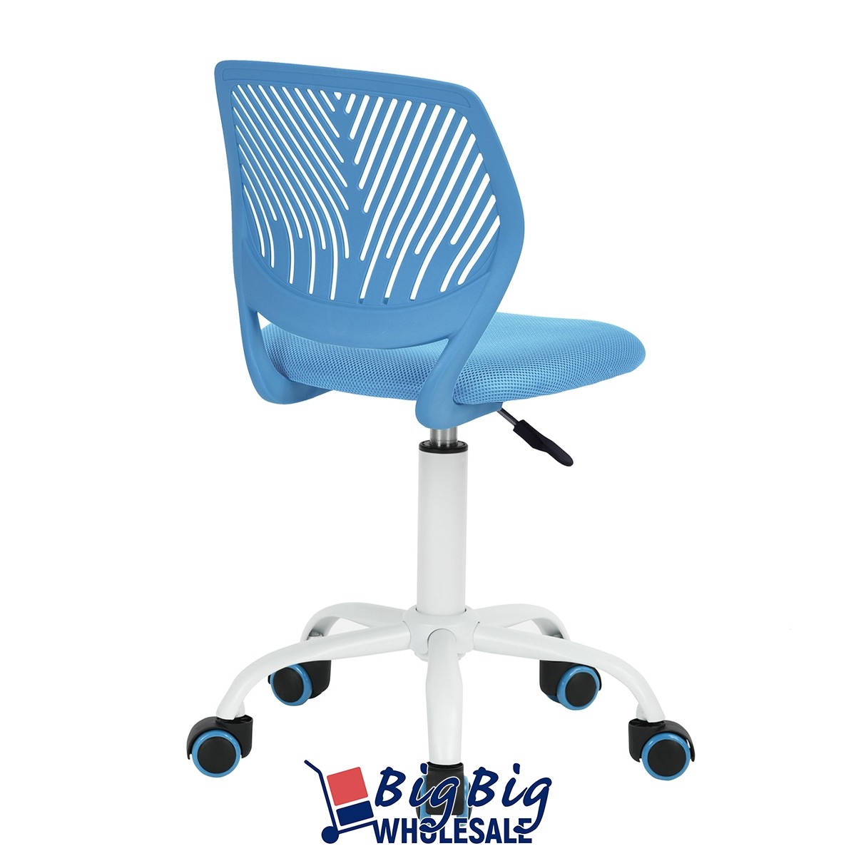 Blue Ergonomic MidBack Mesh Computer Office Task Chair Adjustable Rolling Swivel