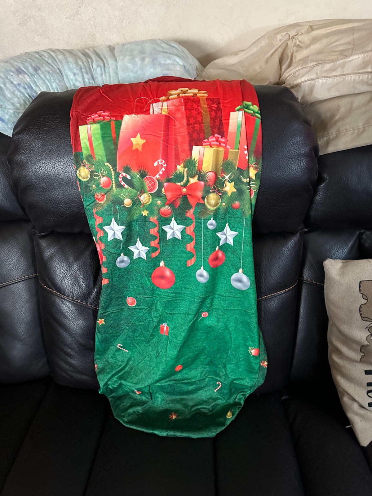 Christmas chair cover slipcover. PACK OF 6 ALL NEW in bags