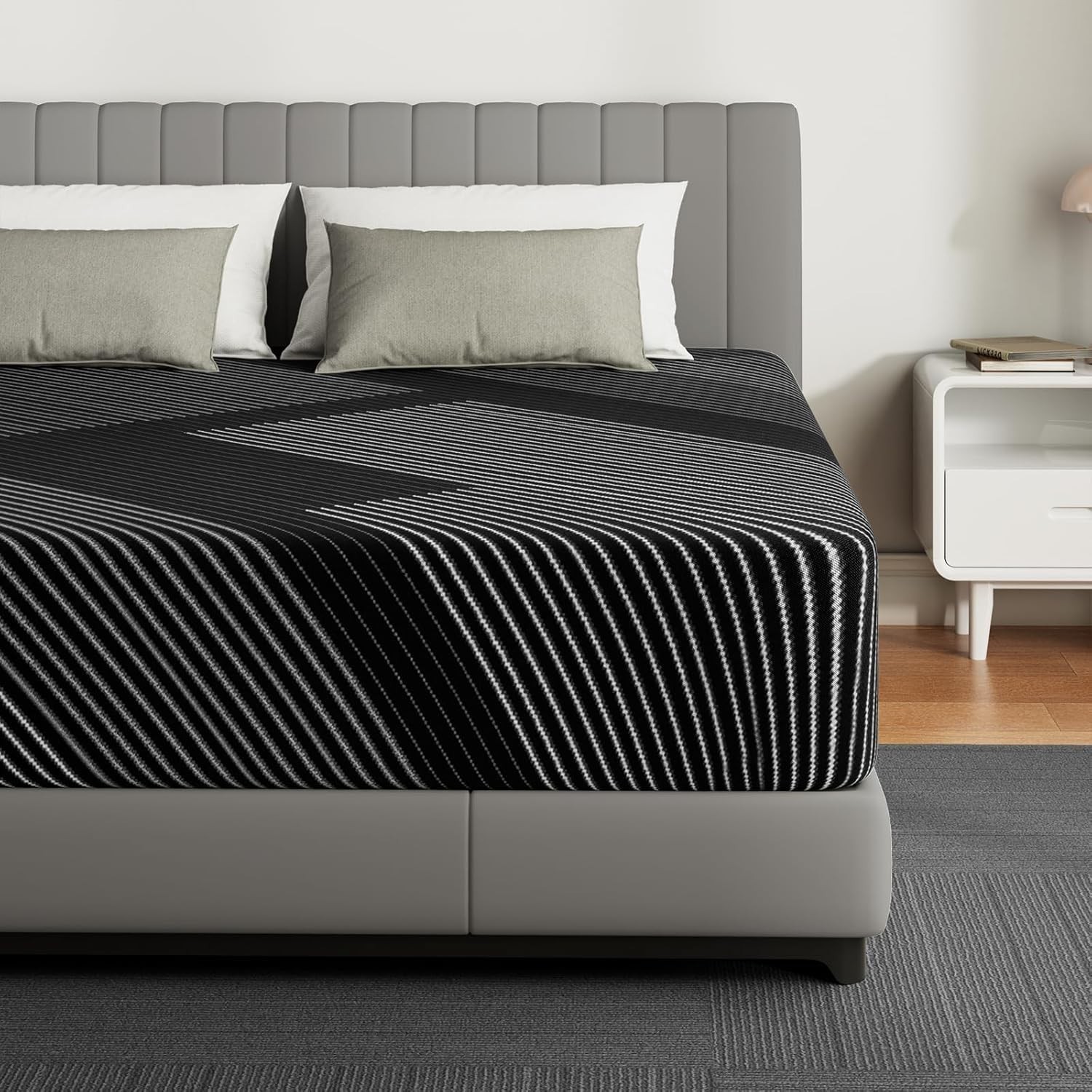 Twin XL Mattress 8″10″12″ Cooling Gel Memory Foam Twin Full Queen King Mattress