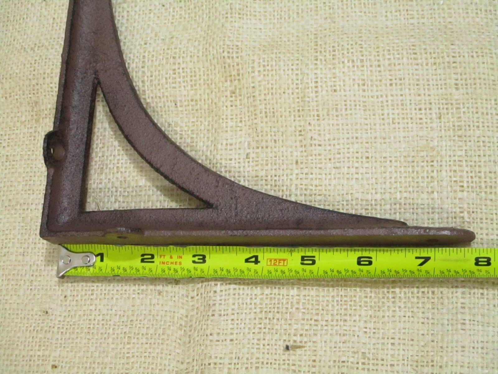 6 Antique Style Shelf Brackets Braces Wall Bracket Cast Iron Corbels Plant Hook
