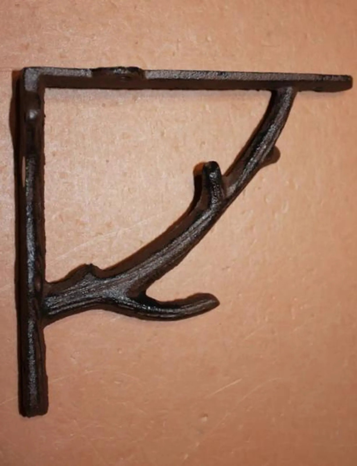 1-Tree Branch Design Shelf Brackets,Nature Themed,Country Woodland Decor,B-76
