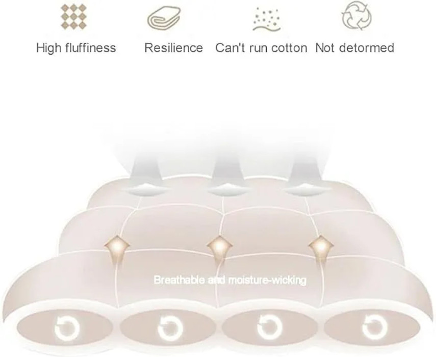 Queen Mattress Pad with Checkered 3D Edges – Soft Quilted Cushion, Breathable Be