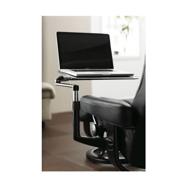Ekornes Stressless Adjustable Personal / Computer Table in Brown Stain