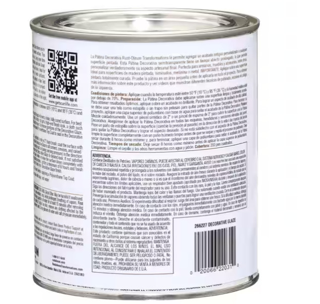 1-Qt. Java Brown Cabinet Decorative Glaze (Case of 2)