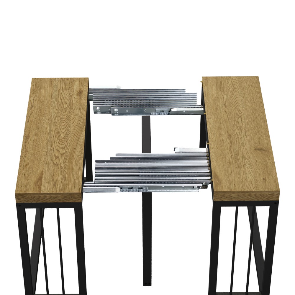 23.62″- 118″Modern Extendable Dining Table,Seats 2-10 People