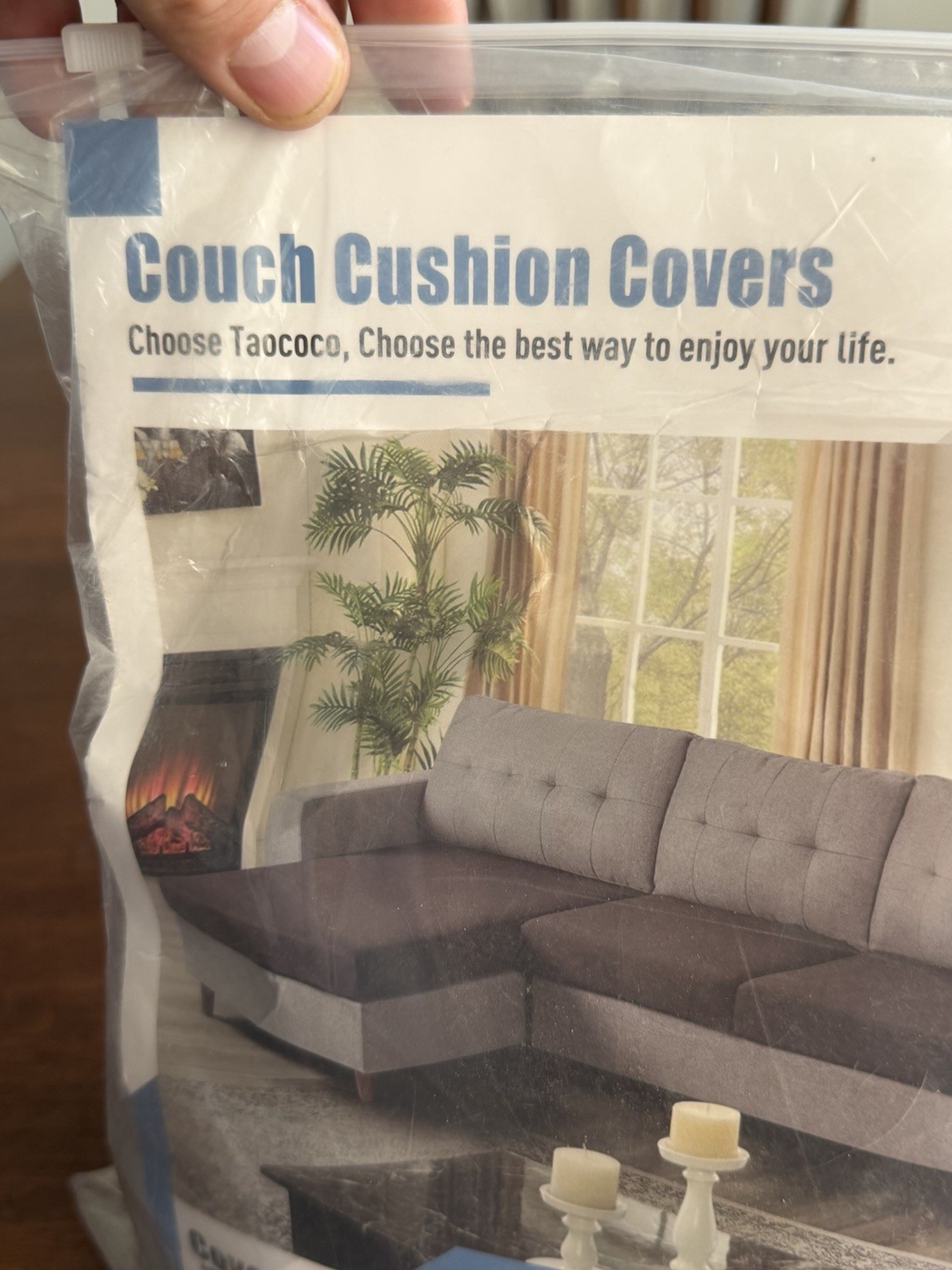 Couch Cushion Covers Choose Taococo Cover Type 2 SEATER + 1 CHAISE Sofa Cover 3