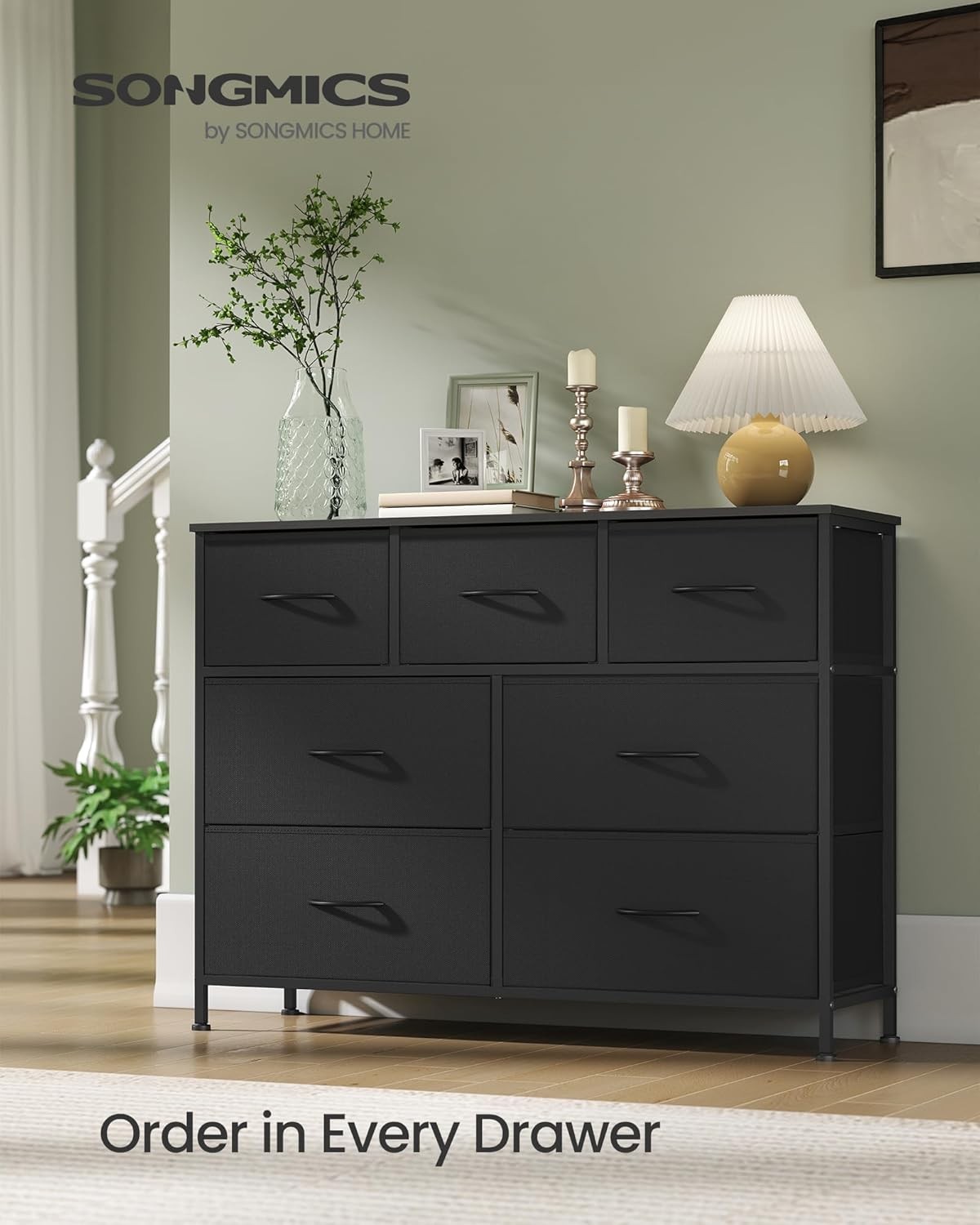 Dresser for Bedroom Chest of Drawers TV Stand Storage Organizer