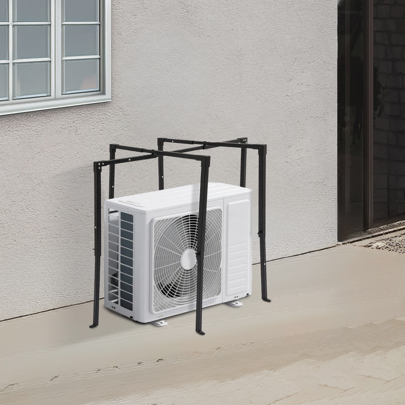 30-48* 22.83-33.86* 27.95-44.88in Adjustable Air Conditioner Steel Pipes Cage