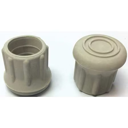 Protective Leg Tip, Slipon, Rd, 31/32″, Pk10, Ltb 20Gn