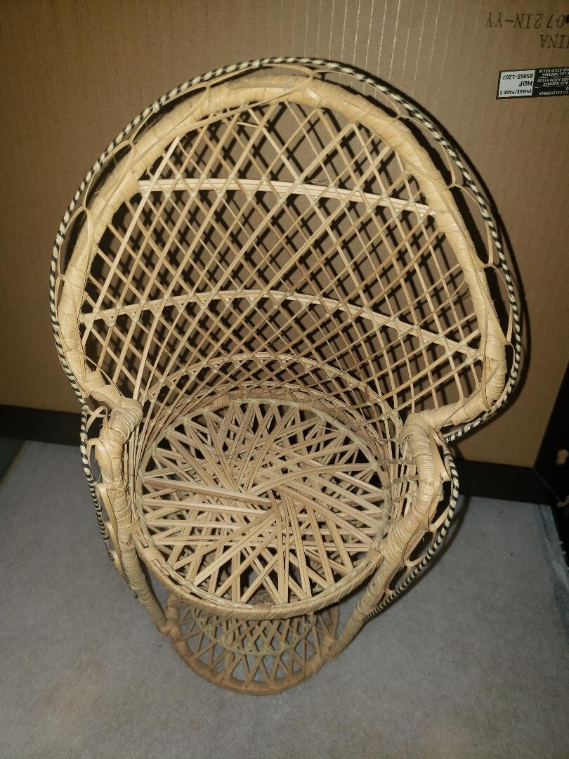 handicraft bamboo mini chair decorative item 