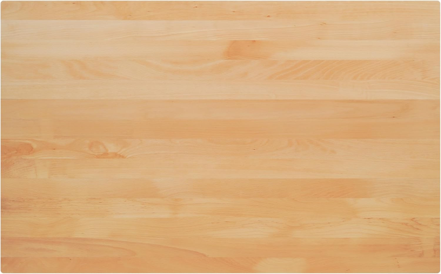 Natural Solid Wood Tabletop with Cast Iron Bases – 30″ x 48