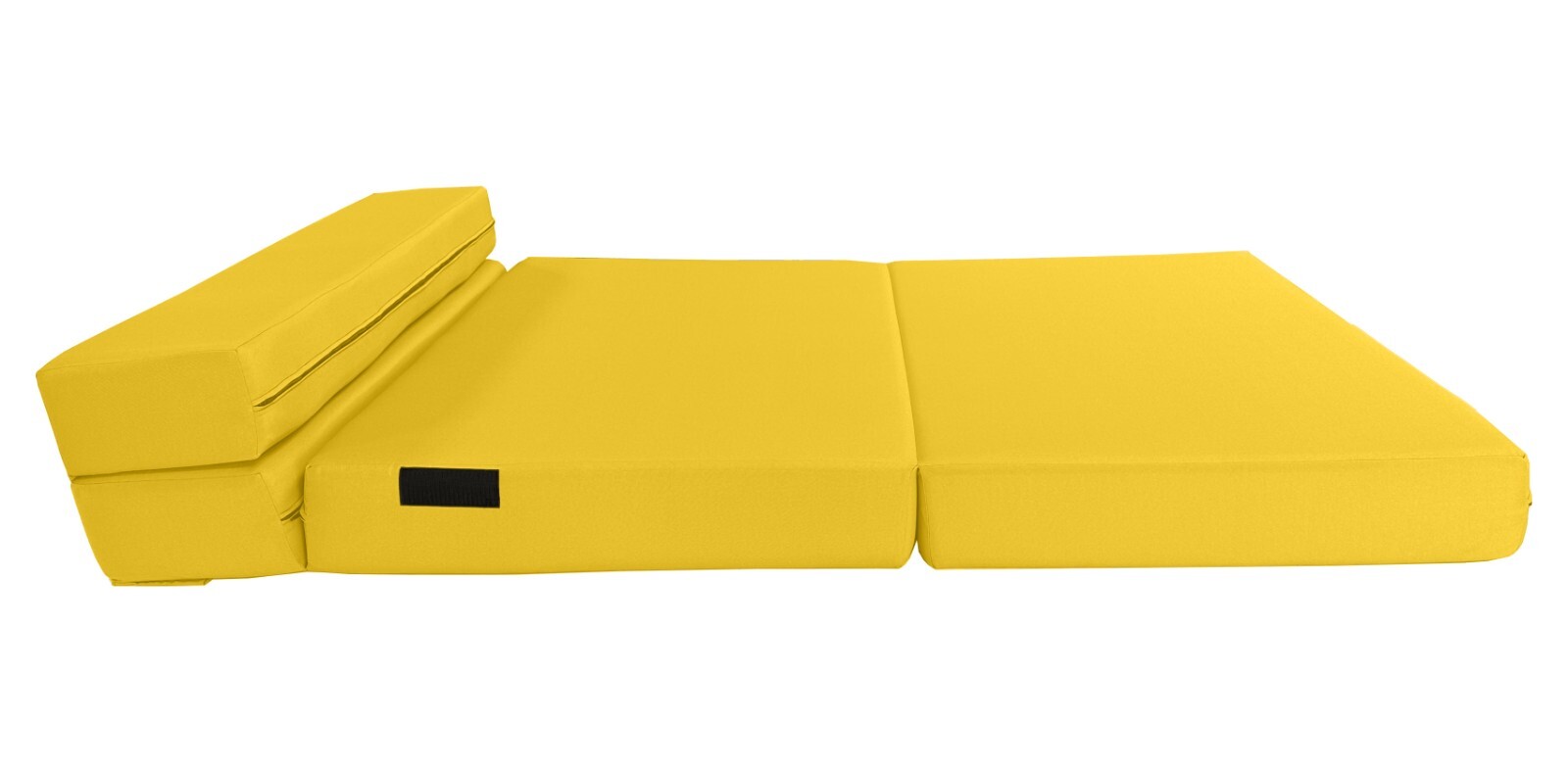 Lounger Folding Foam Mattress, Portable Chair Mattress 6x 39 x 80 Yellow