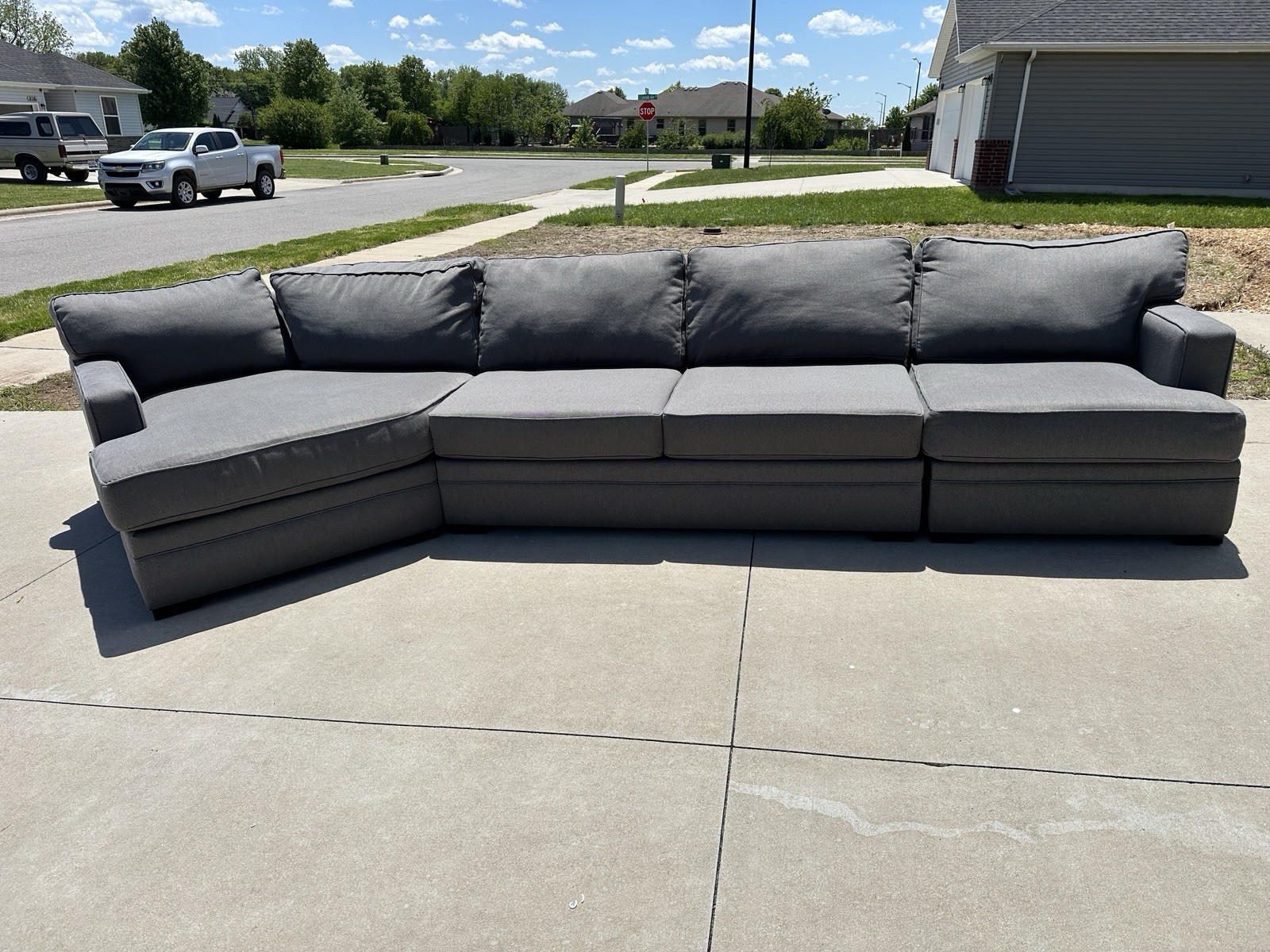 Gray Sectional Couch