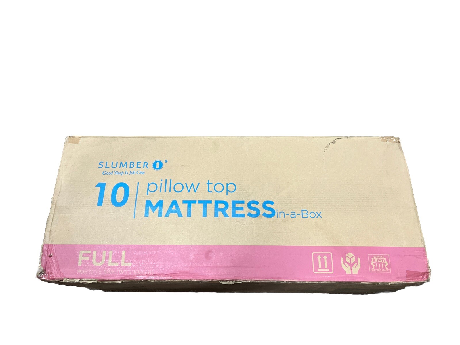 10″ Hybrid of Comfort Foam and Pocket Spring Mattress, Full