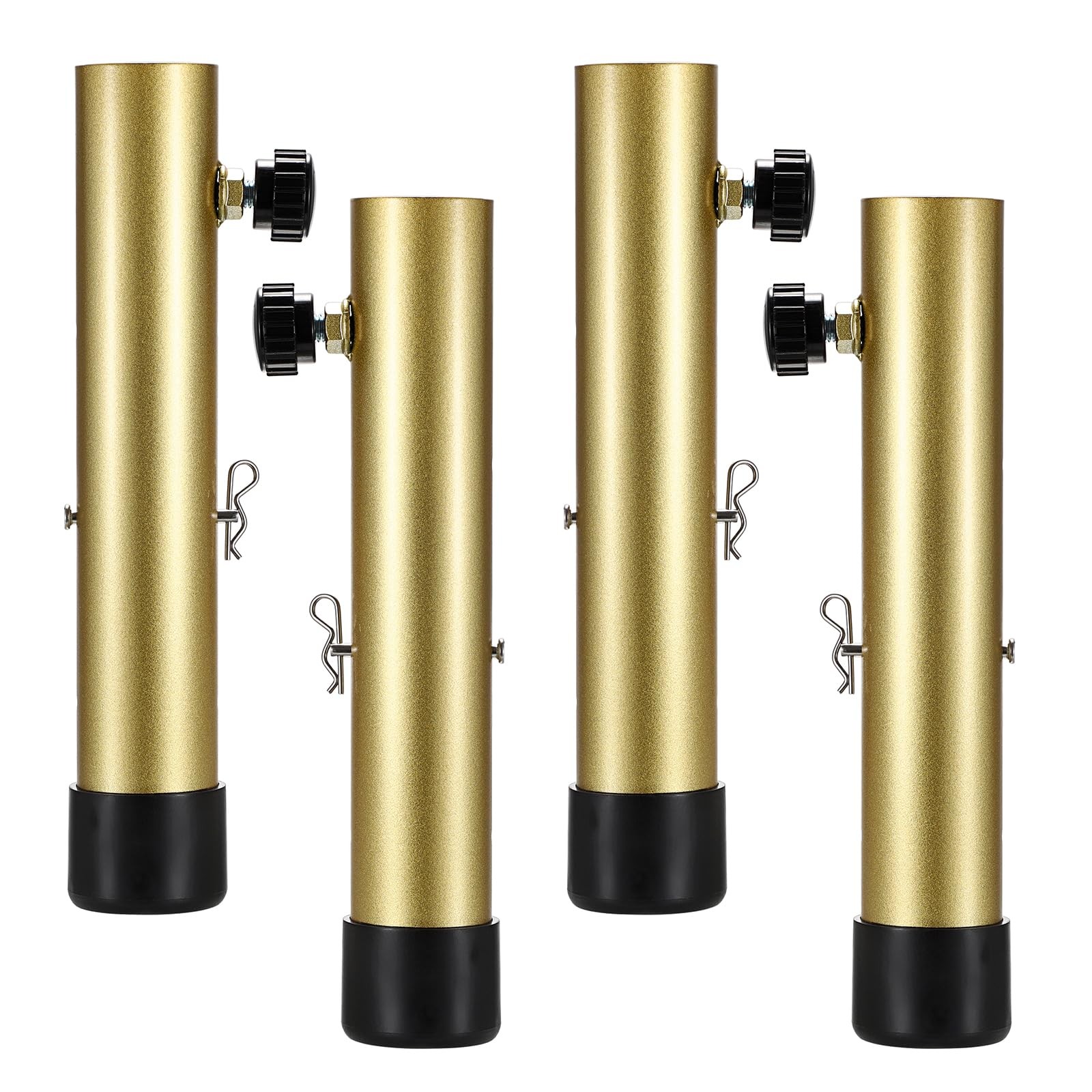 4 Pack Table Leg Extenders for Folding Tables, Adjustable Height Extensions f…