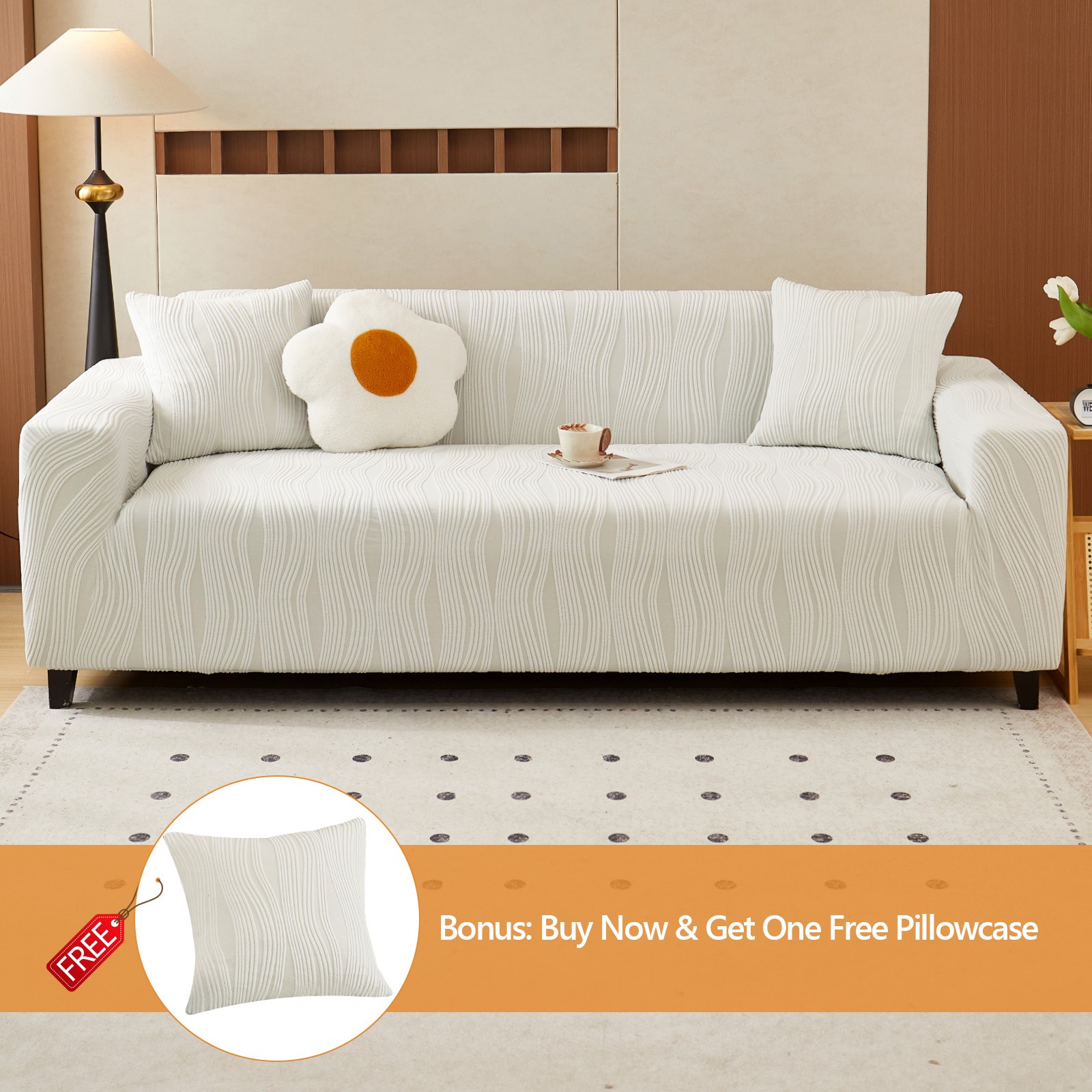 Durable 1/2/3/4 Seater Couch Cover Elastic Sofa Protector for Pets Kids Easy Fit