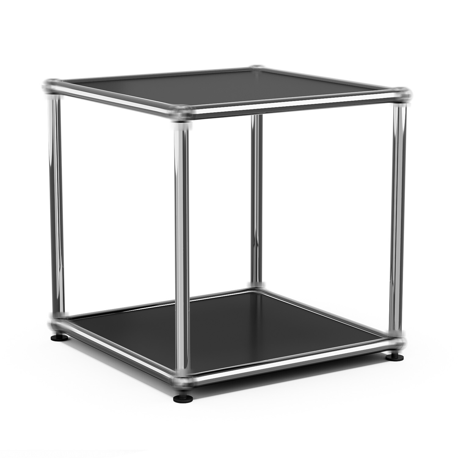 Classic USM Haller Style Compact Nightstand Open Shelf Side Table Bedside Table