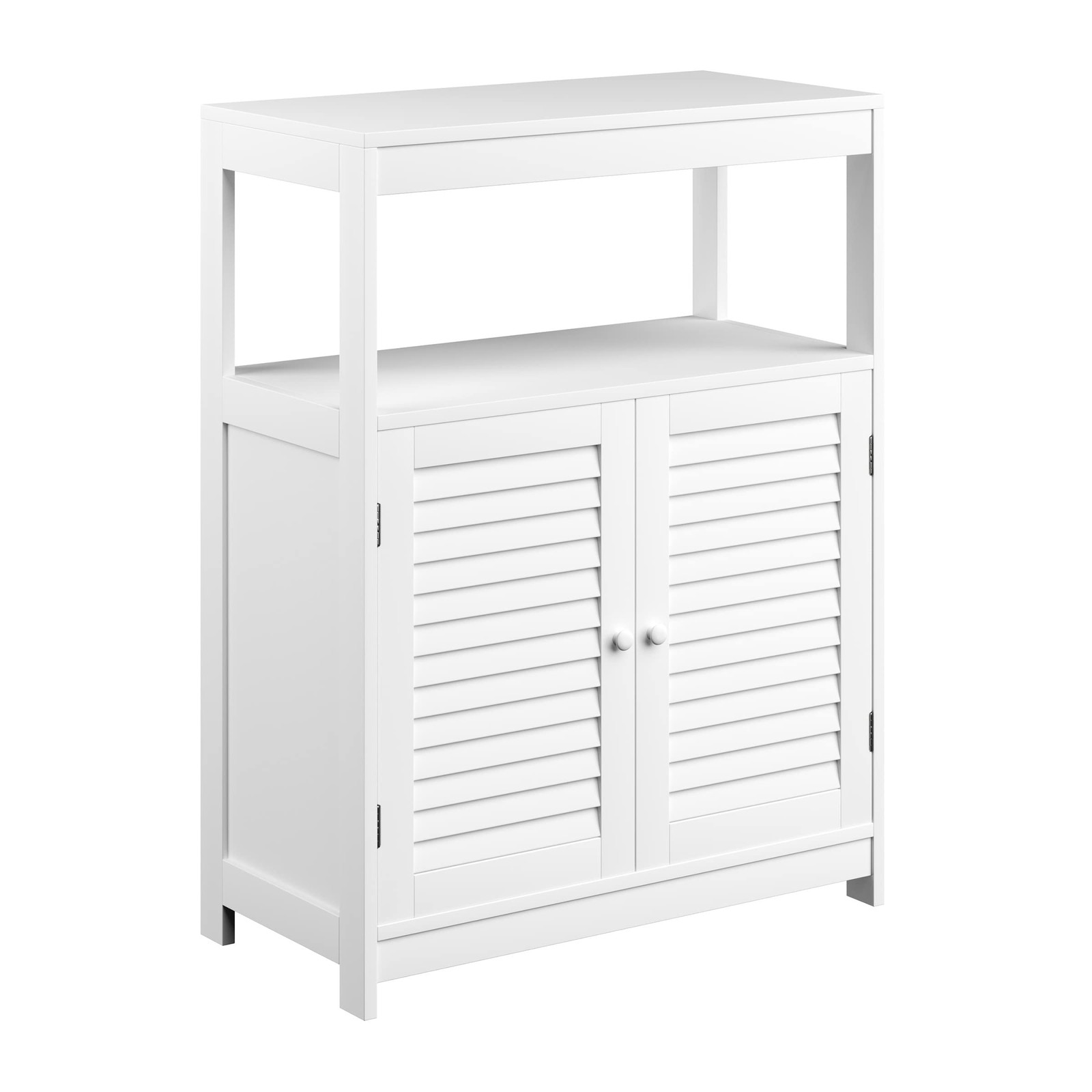 Lavish Home Storage Cabinet with Double Doors – Freestanding Kitchen, Laundry Ro