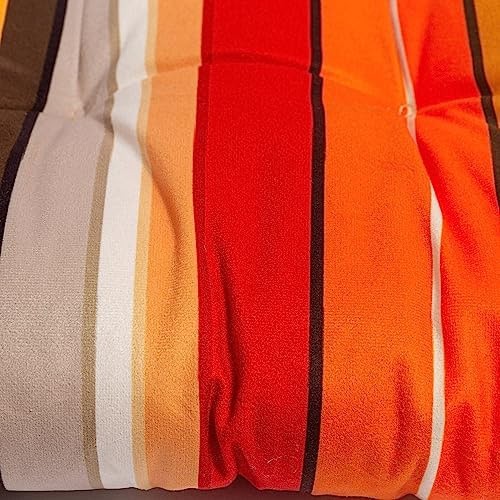 2-Pack Outdoor/Indoor Wicker Patio Seat Cushion Pad with Ties – Dining Chair …