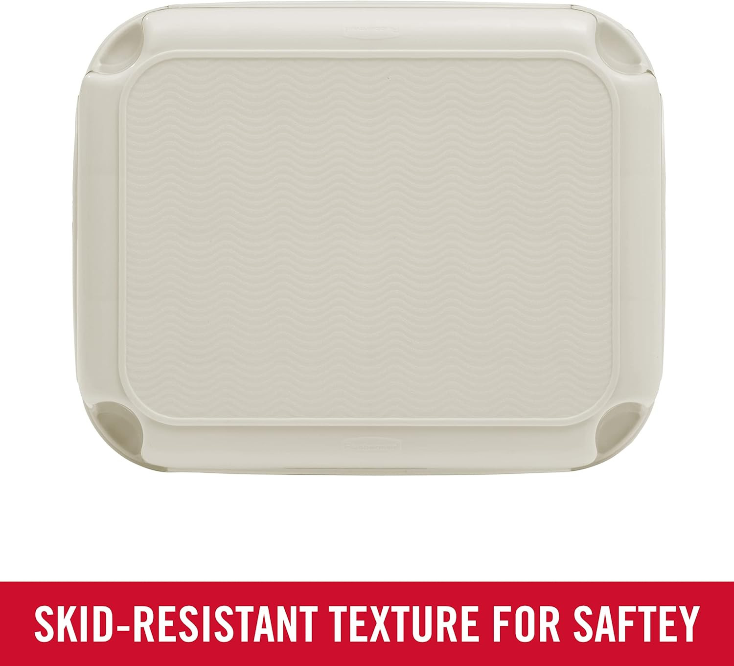 Roughneck Step-Stool Bisque Lightweight Holds up to 300 Pounds Ideal for Kitchen