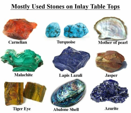 15 Inches Marble Coffee Table Top Malachite Gemstone Inlay Work Patio Side Table